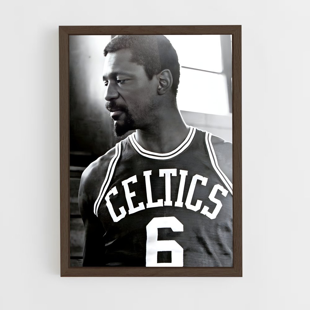 Poster Légende en Noir et Blanc – affiche Basketball (vue 5)